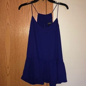 Express peplum style dressy tank. Size large.
